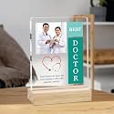 Giftplease Best Doctor Photo Plaque with Wooden