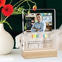 Giftplease Best Teacher Plaque Personalized Photo