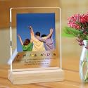 Giftplease Customized Friends Plaque with Wooden Stand