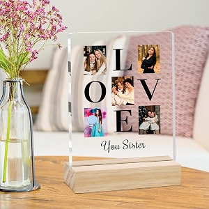 Giftplease Customized Photo Frame with Text