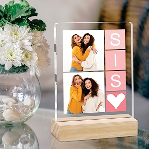 Giftplease Customized Photo Frame with Text