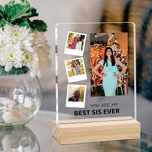 Giftplease Customized Photo Frame with Text