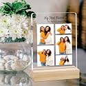 Giftplease Customized Photo Frame with Text amp