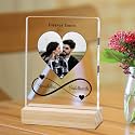 Giftplease Customized Photo Frame with Wooden Stand