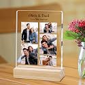 Giftplease Customized Photo Frame with Wooden Stand