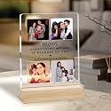 Giftplease Customized Photo Frame With Wooden Stand