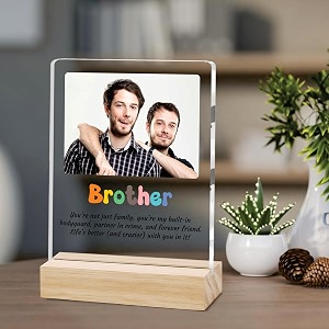 Giftplease Customized Photo And Text Frame With