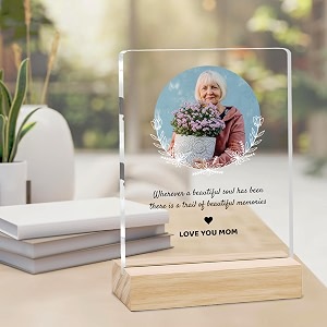 Giftplease Customized Photo And Text Frame With