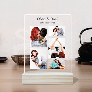 Giftplease Customized Photo And Text Frame With