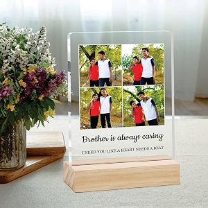 Giftplease Customized Photo And Text Frame With