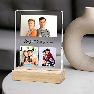 Giftplease Customized Photo And Text Frame With