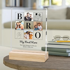 Giftplease Customized Photo And Text Frame With