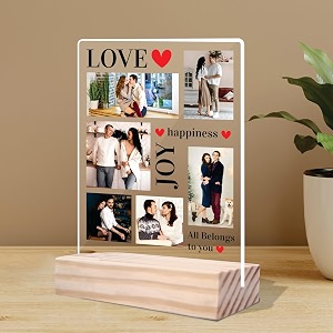 Giftplease Customized Photo And Text Frame With