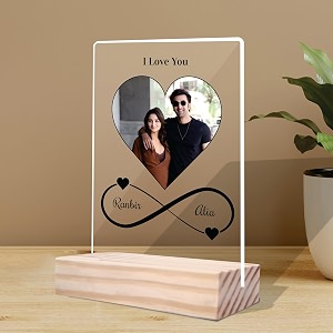 Giftplease Customized Photo And Text Frame With