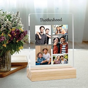 Giftplease Customized Photo And Text Frame With