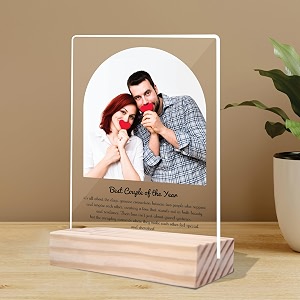 Giftplease Customized Photo And Text Frame With