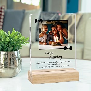 Giftplease Personalized Happy Bithday Photo Plaque with
