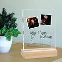 Giftplease Personalized Happy Bithday Photo Plaque with