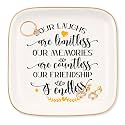 Gifts for Friends Women Friends Ring Dish Jewelry Tray, Our Laughs Are Limitless, Our Memories Are Countless, Our Friendship Is Endless, Best Friend Gift for Birthday, Wedding, Christmas