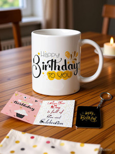 GiftsOnn Mug Keychain Greeting Card Gift Set