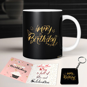 GiftsOnn Mug Keychain Greeting Card Gift Set