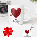 GiftsOnn Mug Keychain Greeting Card Gift Set