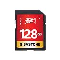 GIGASTONE 128GB SD Card UHS-I U1 Class 10 SDXC Memory Card Full HD Video for Digital Camera, Speed up to 100MB/s, Full-Sized SD Card, with 1 mini case