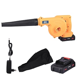 gigawatts xlnt heavy duty cordless air blower quick cleanup handheld blowing dust cleaning air blow gun with 2 large batteries amp charger for home office car pc computer garden leaf dirt cleaner