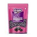 Giggle Bite Premium Seeded Black Raisins - Pack of 250g | Naturally Sweet Munakka/Kishmish/Kismis Dry Fruit | Rich in Iron, Fiber &amp; Antioxidants | Healthy Snack for Digestion &amp; Immunity