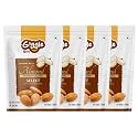 Giggle Bite Select Almonds/Badam - Pack of 4 (250g Each) Whole, Raw, Crunchy, Fresh &amp; Real Nuts | Protein &amp; Fiber-Rich Dry Fruits | Gluten-Free Healthy Snack for Kids &amp; Adults (Pouch)