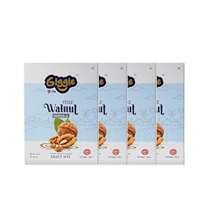giggle bite select bite chile walnut kernels - pack of 4 250g each whole akhrot dry fruits  rich in protein iron omega 3  crunchy healthy snack for kids amp adults  ideal festive gifting