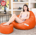 GIGLICK XXXL Tear Drop Bean Bag Cover  (Without Beans)