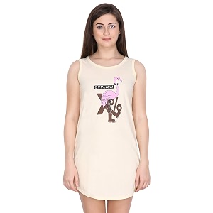 GiglyMigly Cotton Mid Length Women Printed Sleepshirt