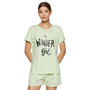 GiglyMigly Women Cotton Printed Top and Pyjama