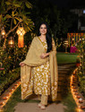 GIGNAR Women Kurta Pant Dupatta Set