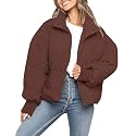 Gihuo Women’s Winter Cropped Puffer Jacket Coat Short Warm Quilted Jacket 2026