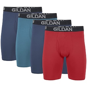 Gildan Mens Cotton Stretch Boxer Briefs Multipack