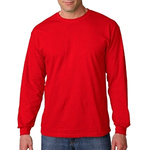 Gildan Mens Heavy Cotton Long Sleeve T-Shirt