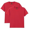 Gildan Unisex-Child Gildan Youth Heavy Cotton T-Shirt, Style G5000b, 2-Pack