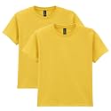 Gildan Unisex-Child Gildan Youth Heavy Cotton T-Shirt, Style G5000b, 2-Pack