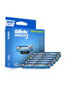 Gillette Mach3 12 Cartridge Shaving Razor Blades