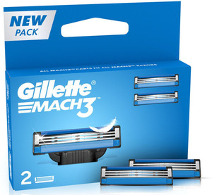 gillette mach3 pack of 2 pack of 2