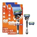 Gillette ProGlide Razor for Men, Handle + 2 Blade Refills (Pack of 2)