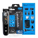 Gillette Series 7 All-in-One Beard & Body Trimmer for Man (by Braun) with Fusion Proglide Razor | ProBlade Technology | 40 length settings with Metal Body for Face, Body, Head & Private Parts | Sensitive Body Comb for