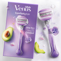 Gillette Venus Comfortglide Hair Removal Razor for Women with Avocado Oils &Freesia Scent, Women