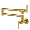 GIMILI Pot Filler Brushed Gold Kitchen Stove Faucet