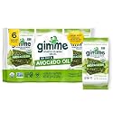 Gimme Seaweed Organic Roasted Seaweed Snack, Avocado Sea Salt, .17oz, 6 Count (Pack of 8)