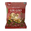 GIN GINS Apple Ginger Chews Made w/Fresh Ginger 1lb 1Pk