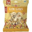 GIN GINS Double Strength Hard Ginger Candy Made w/Fresh Ginger 1lb 1Pk