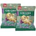 GIN GINS Original Ginger Chews Made w/Fresh Ginger 1lb 2Pk